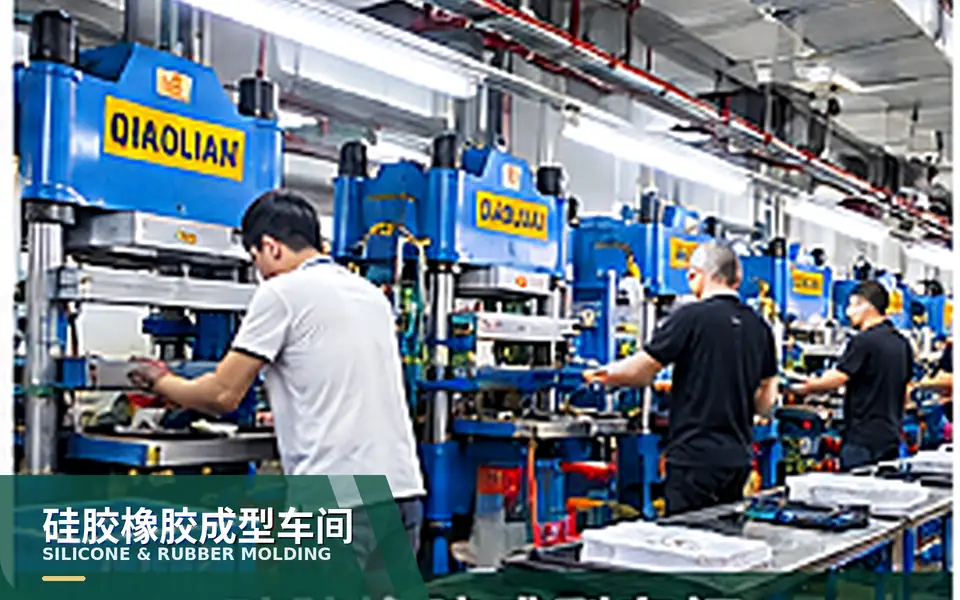 Silicone rubber molding